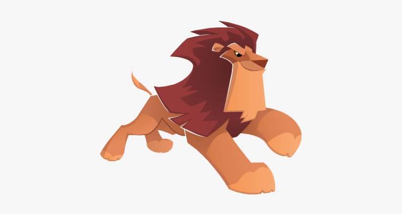 Lion Cartoon Png - Animal Jam Lion, transparent png download