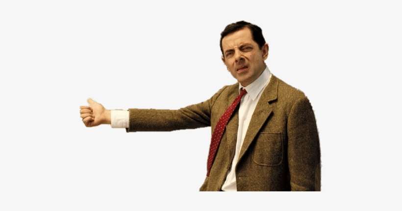 Mr Bean Hitchhiking - Hitchhiking Mr Bean, transparent png download