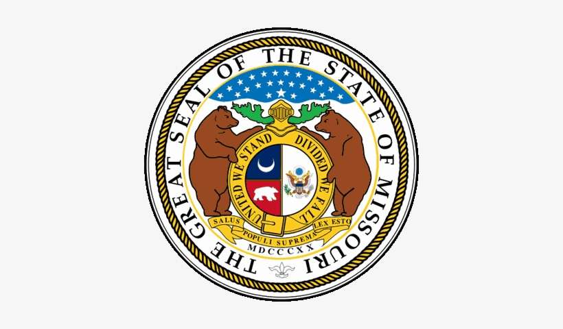 Presidential Seal Coloring Page For Kids - Seal Of Missouri, transparent png download