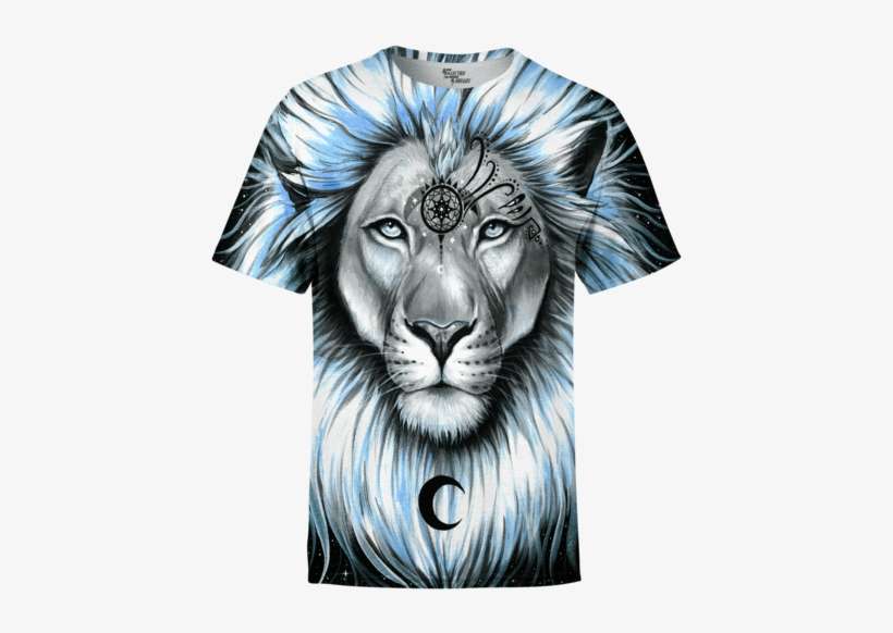 Lion Galaxy Unisex Crew - Hoodie, transparent png download
