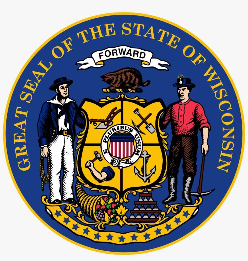 Svg Freeuse Download Px Of Wisconsin Svg Crew Pxsealofwisconsinsvg - Wisconsin State Government, transparent png download
