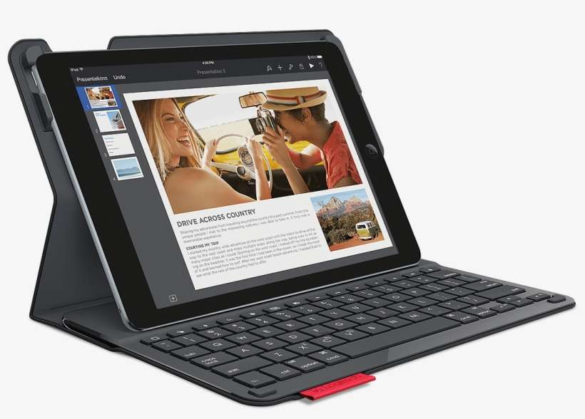 Logitech Type For Ipad Air - Logitech Type+ Protective Case With Integrated Keyboard, transparent png download