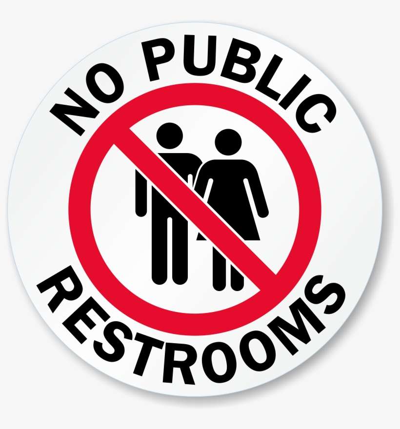 No Public Restroom Signs PNG Image Transparent PNG Free Download on SeekPNG