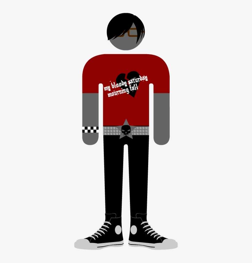 Emo Fashion Kid - Emo, transparent png download