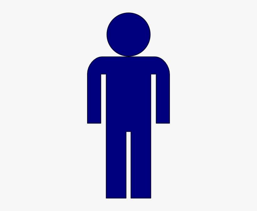 Black And White Mens Womens Huge - Boy Restroom Clipart, transparent png download