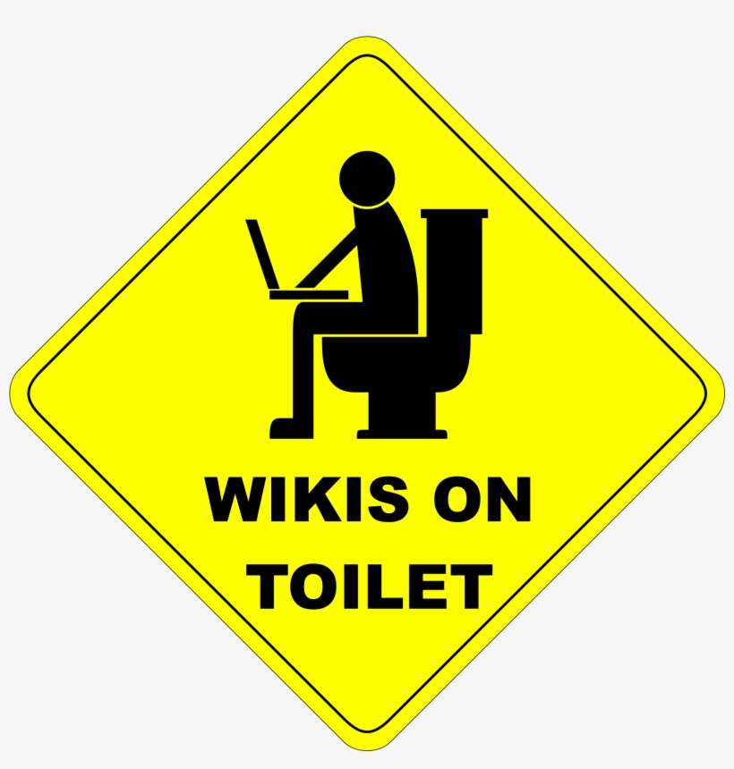 Open - Wikis On Toilet, transparent png download