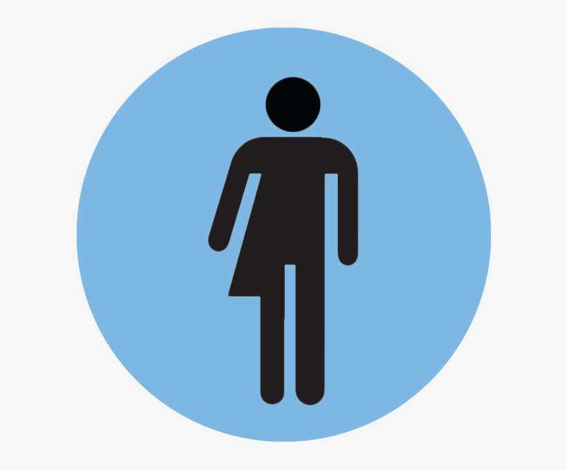 Restroom Signs - Mens Room Ladies Room, transparent png download