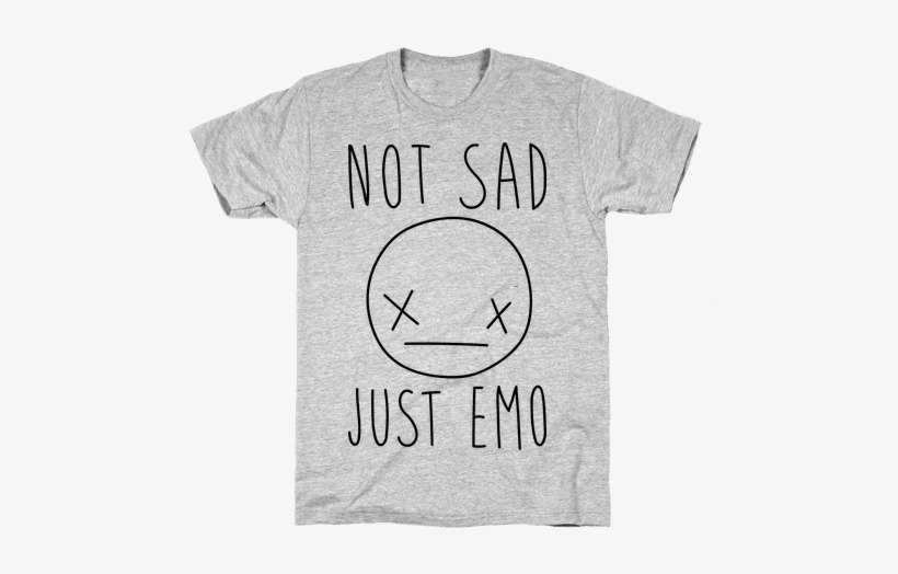 Not Sad Just Emo Mens T-shirt - T Shirt Forever Alone, transparent png download