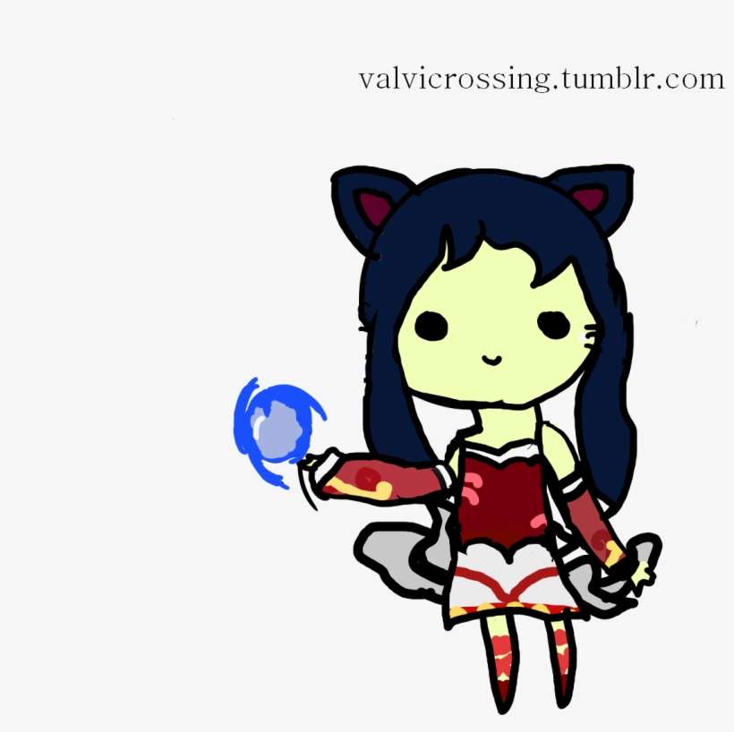 Ahri Drawing - Portable Network Graphics, transparent png download