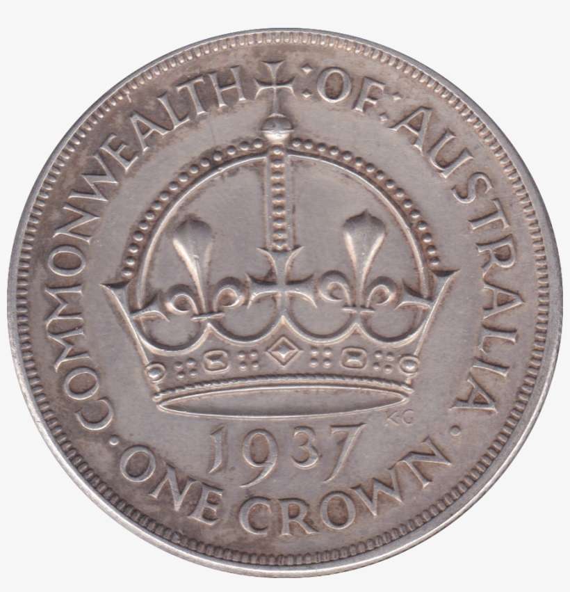 1937 Australia Silver Crown - Germany, transparent png download