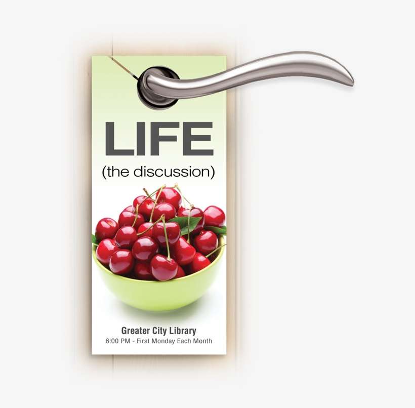 Door Hanger Advertising Is A Unique Way To Catch A - Life Happens: How To Maintain Family Strength, transparent png download