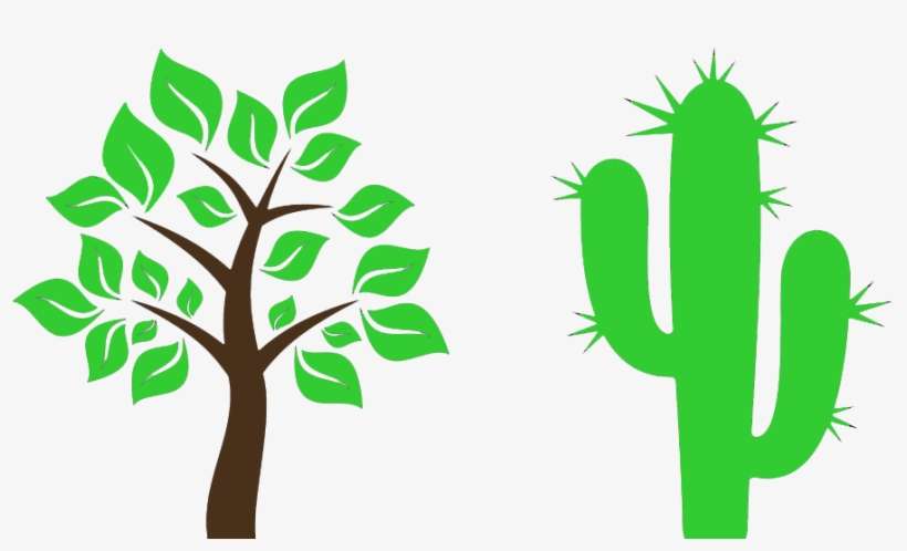 Cactus Clipart Tree - Vector Graphics, transparent png download