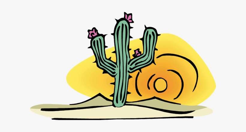 Desert Clipart Transparent Pencil And In Color Desert - Clip Art, transparent png download