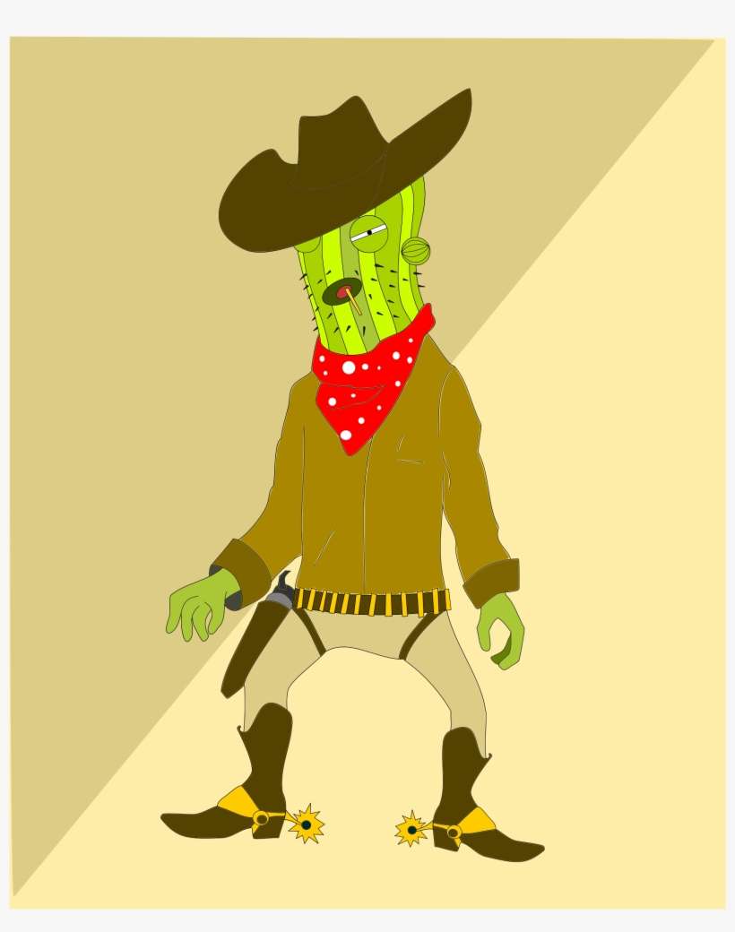 Cactus Clipart Man - Happy Birthday Steve Card, transparent png download