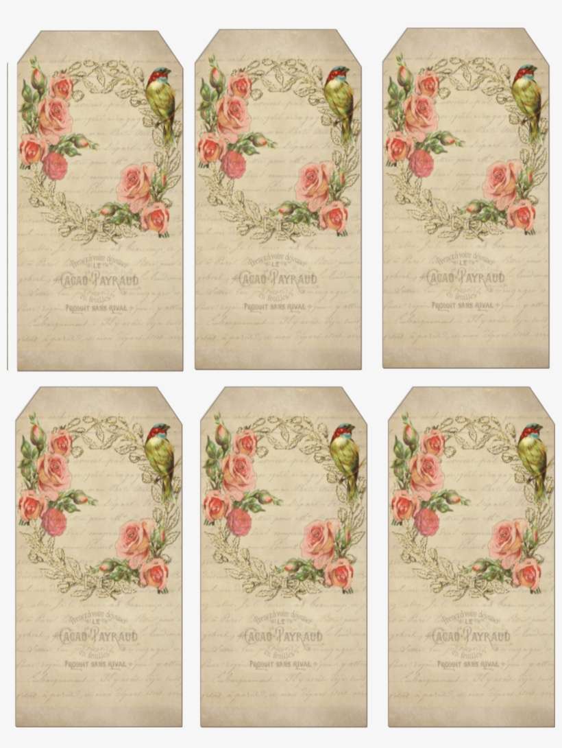 Paper Crafts Vintage Pieces For Collage/altered Art - Tags Vintage, transparent png download