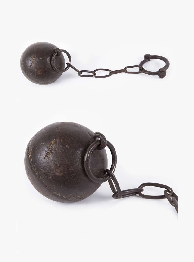 Composite Image Of A Ball And Chain - Ball Chain, transparent png download