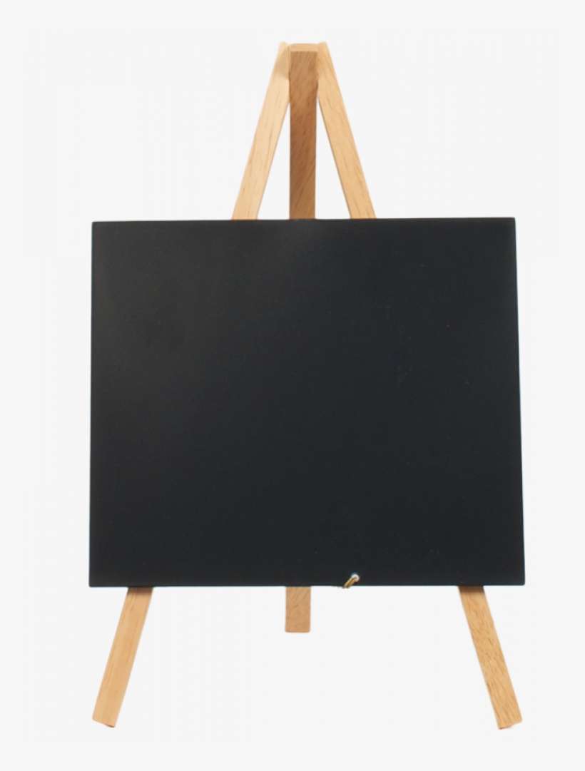 Berties Wooden Mini Chalkboard Easel Natural 24 X - American Metalcraft Mnibkr1 Chalkboard Easel, Mini, transparent png download