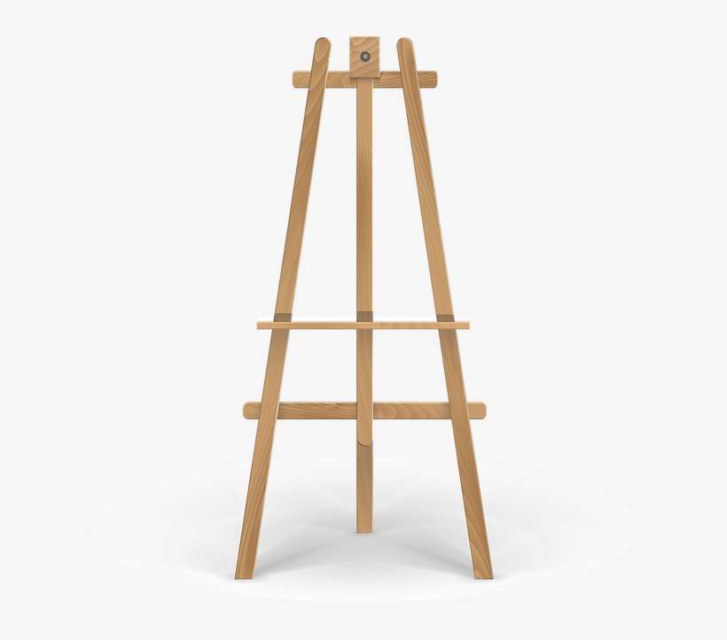Contact Us - Easel Stand Wood, transparent png download