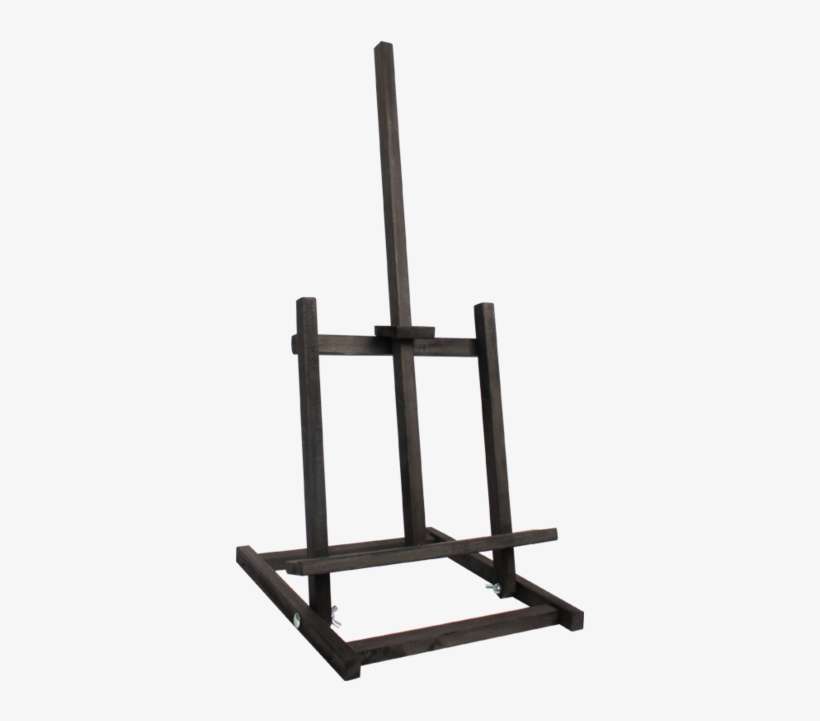 Easel, Table, Wood, 54x28cm, Black - Easel, transparent png download