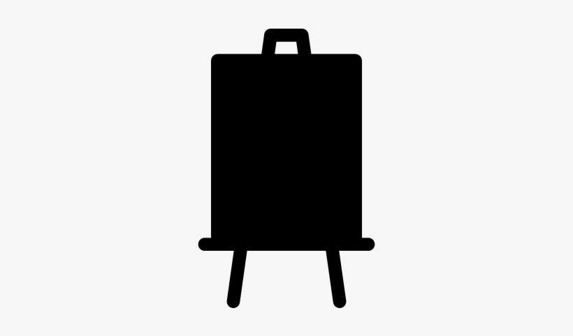 Easel Vector - Briefcase, transparent png download