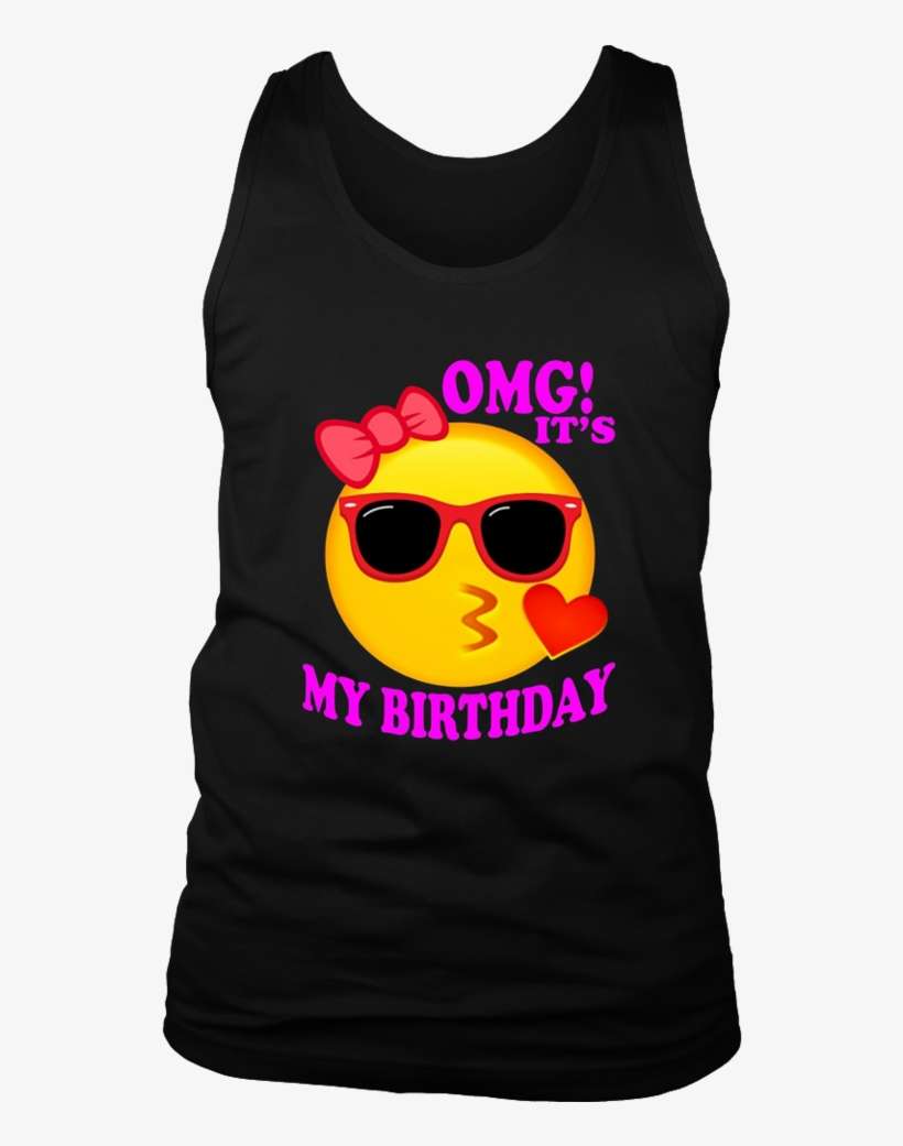 Birthday Emoji Shirt For Girls - Shirt, transparent png download