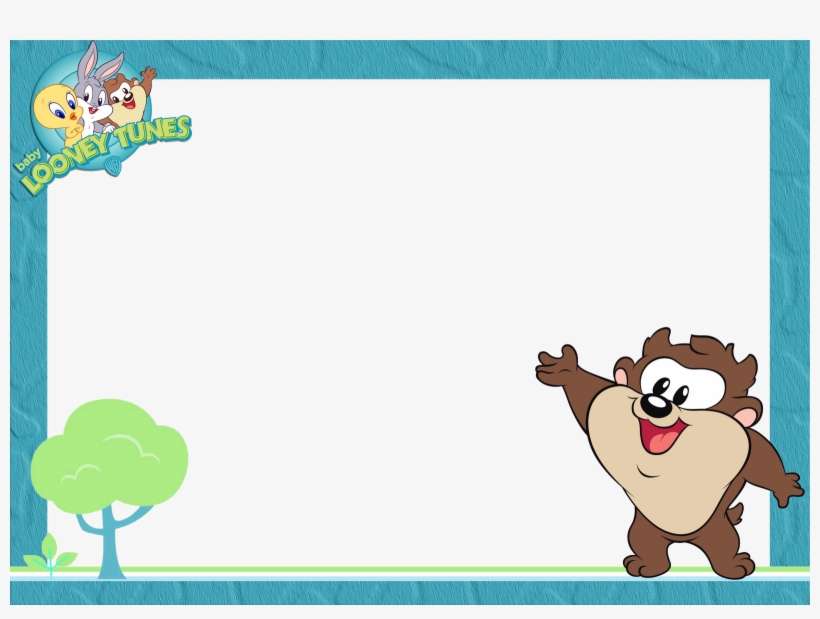 Marcos Para Photoshop Y Algo Mas - Tasmanian Devil Cartoon Baby, transparent png download