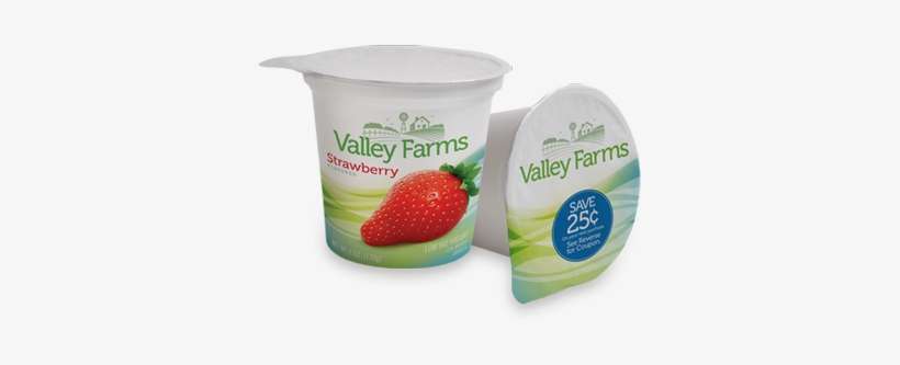 Calypso Foil Lid On Yogurt Cup - Packaging Yogurt Cups, transparent png download
