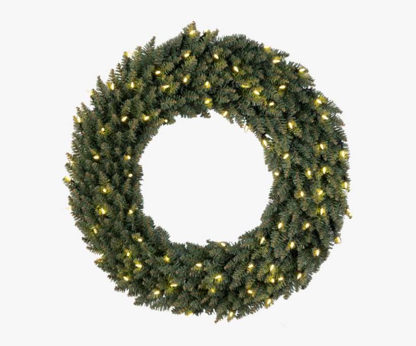 Wreath Calgary - Christmas Wreath With Leds, transparent png download