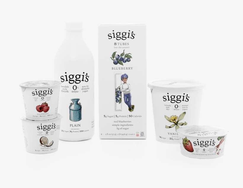 Today It Was Announced That French Dairy Giant Lactalis - Siggi's Low Fat Yogurt, Blueberry - 8 Pack, 2 Oz Tubes, transparent png download