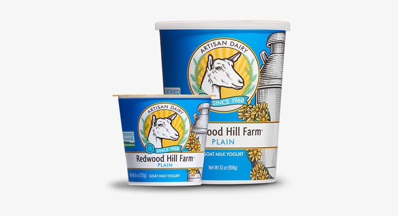Redwood Hill Farm Goat Milk Yogurt, Vanilla - 32 Oz, transparent png download