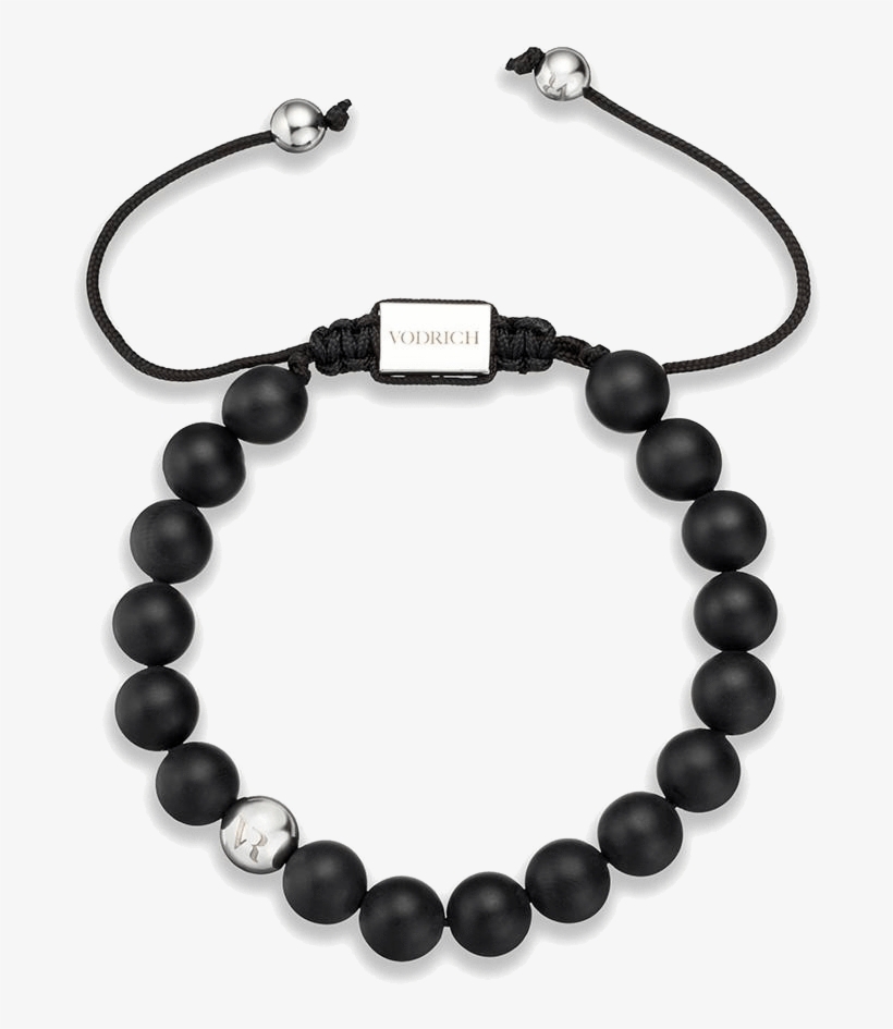 Silver Onyx 1 V=1529383434 - Black & Gold Onyx Bracelet, transparent png download