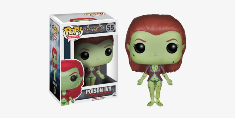 Batman Arkham Asylum Funko Pop Poison Ivy - Poison Ivy Funko Pop, transparent png download