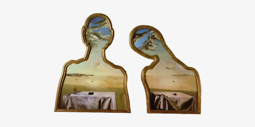Salvador Dali Couple With Their Heads, transparent png download
