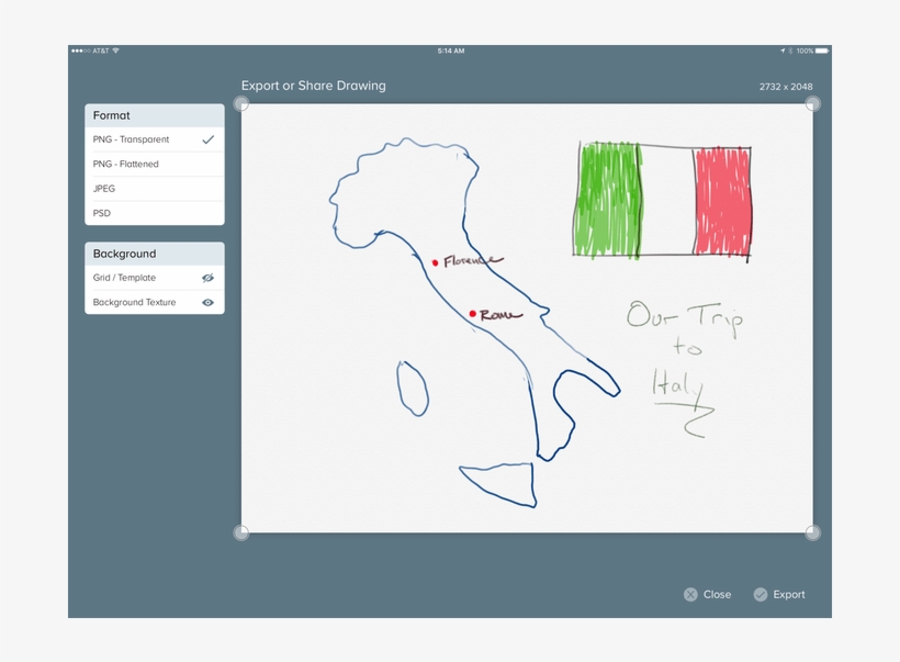 Linea Has Many Export Options - Export, transparent png download