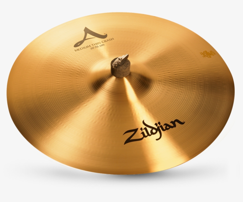 20" A Zildjian Medium Thin Crash - Zildjian 20" A Series Medium Thin Crash Cymbal, transparent png download