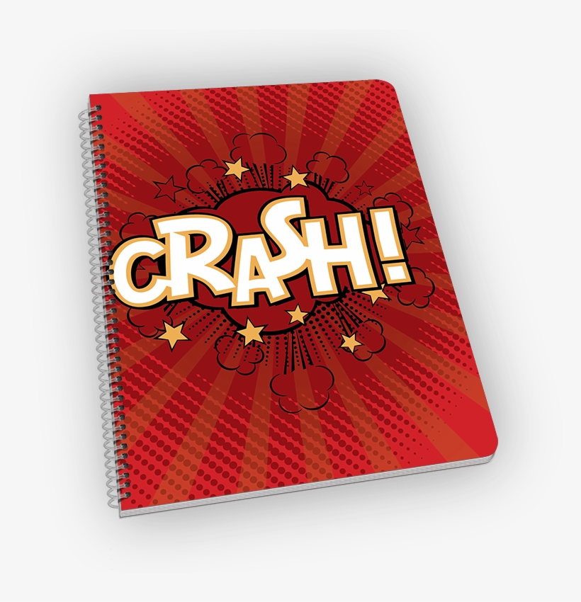 Crash Notebook - Graphic Design, transparent png download