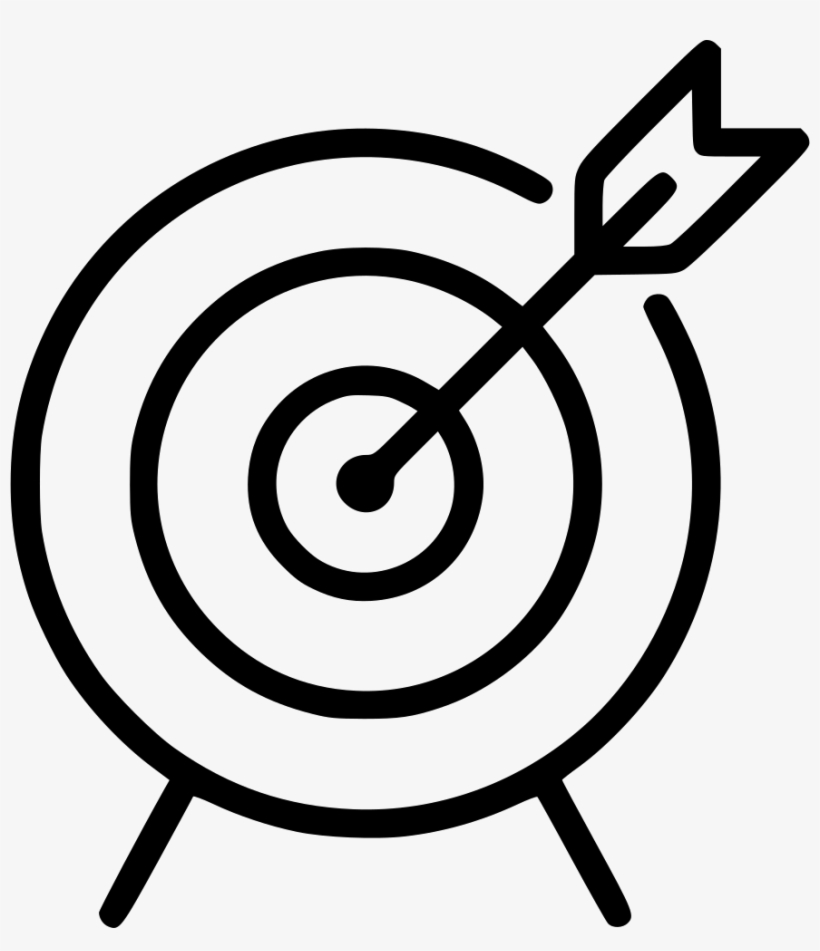 Darts Dart Target Spear Game Sport Competition Presentation - Goals Icon, transparent png download