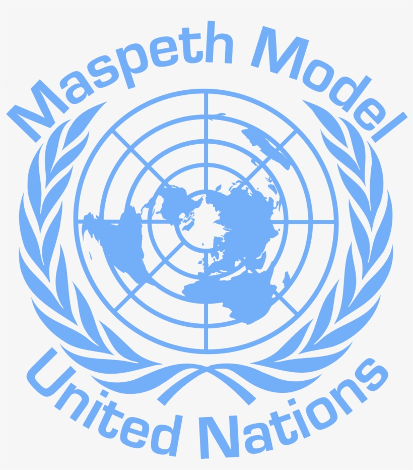 Maspeth Model United Nations - United Nations Logo White, transparent png download