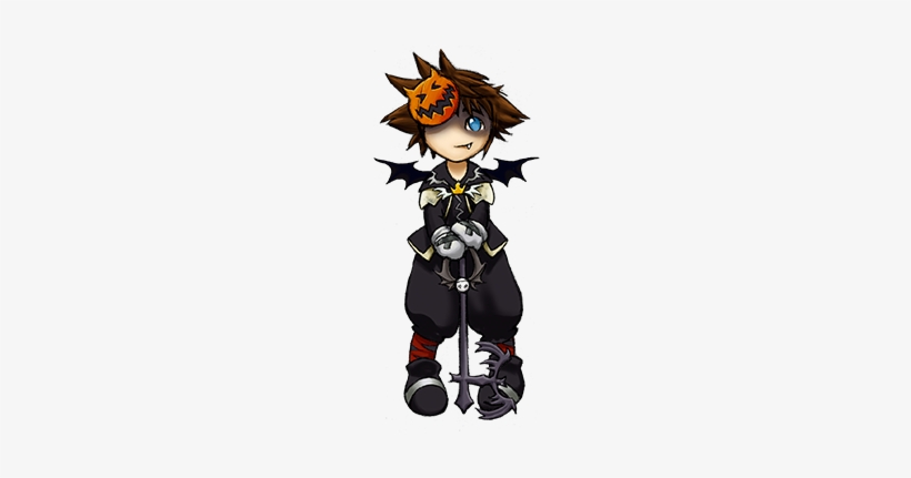 17k Ino 12 May 2007 - Kingdom Hearts Sora Chibi Halloween, transparent png download