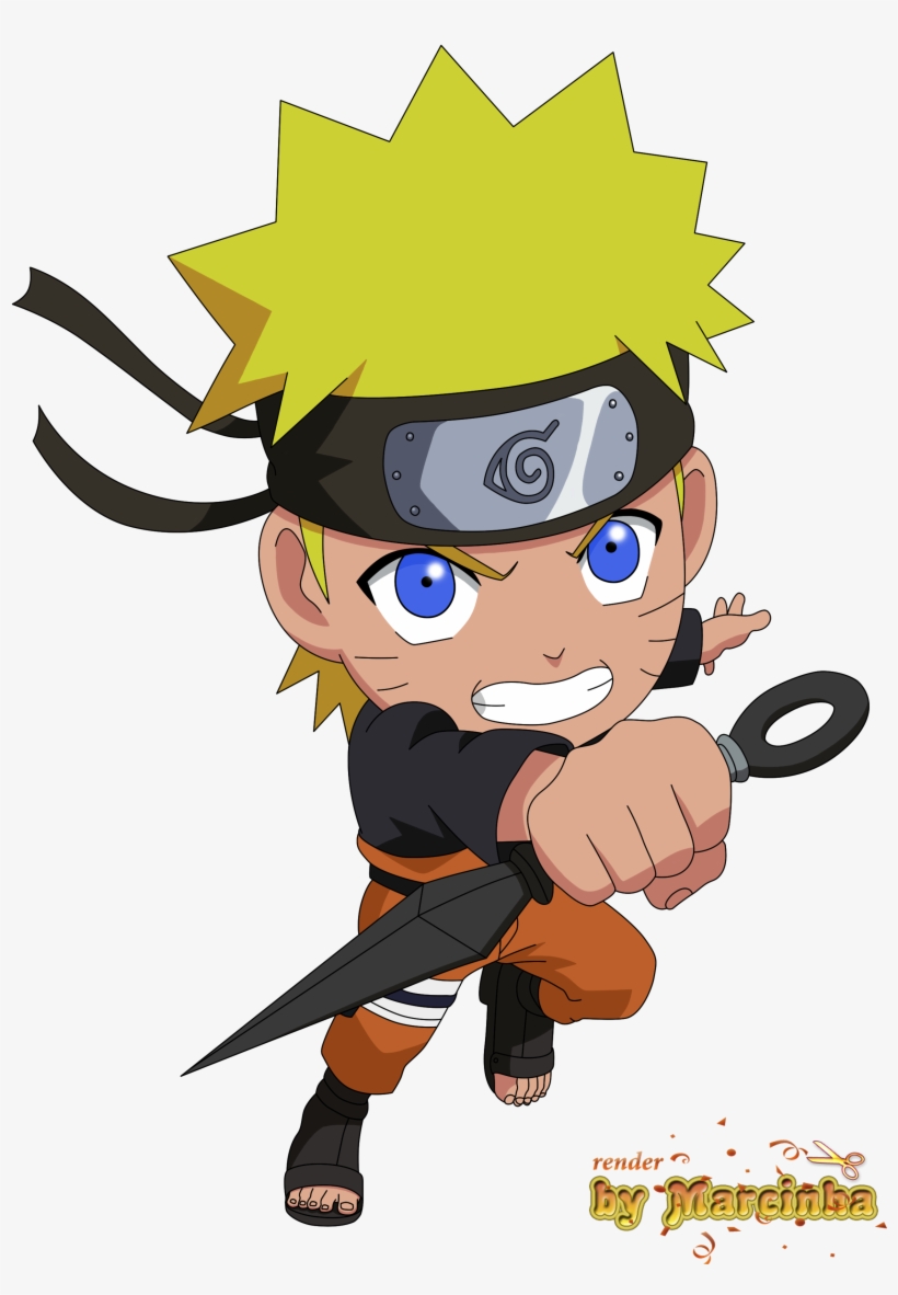 Png Chibi Naruto Shippuden By Marcinha20 - Naruto Shippuden Chibi Naruto, transparent png download