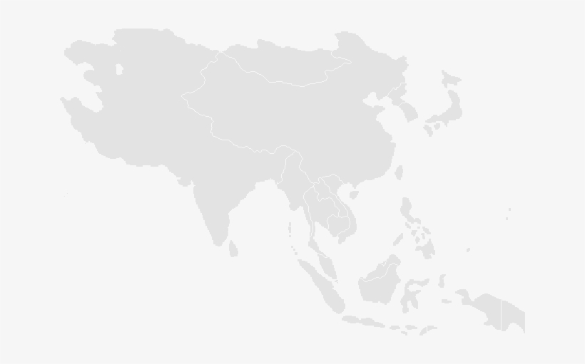 Species Distributions By Country - Asia Map Png White, transparent png download
