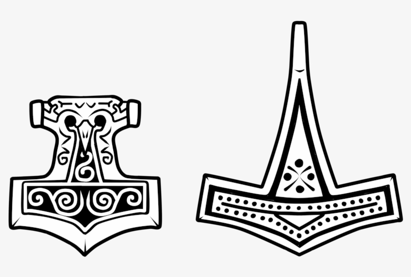 Image Library By Enarab On Deviantart - Mjölnir Vector, transparent png download