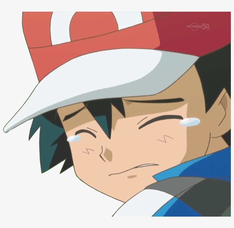 Sad Mirror Ash , - Ash Transparent Face Pokemon, transparent png download