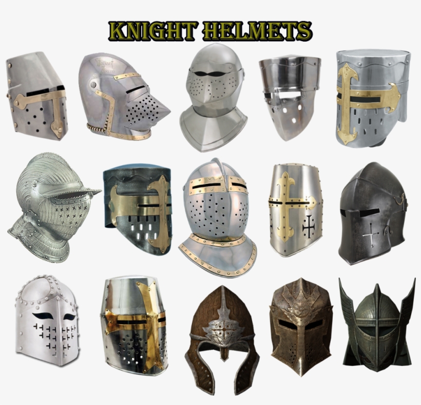 The White Knights - Knights Of The Round Table Helmets, transparent png download