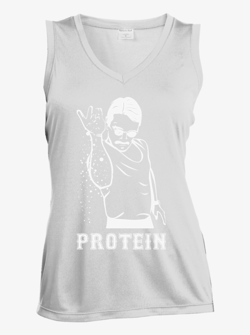 Protein Salt Bae Ladies' Sleeveless Moisture Absorbing - T-shirt, transparent png download