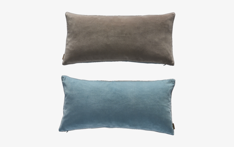 Lia Cushion In Tourmaline & Grey Brown Design By - Oyoy Lia Pude, Blå/brun 30 X 60 Cm., transparent png download