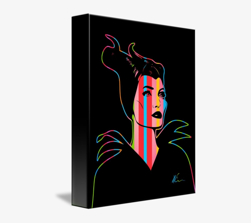 Clip Free Drawing Instagram Canvas - Maleficent, transparent png download