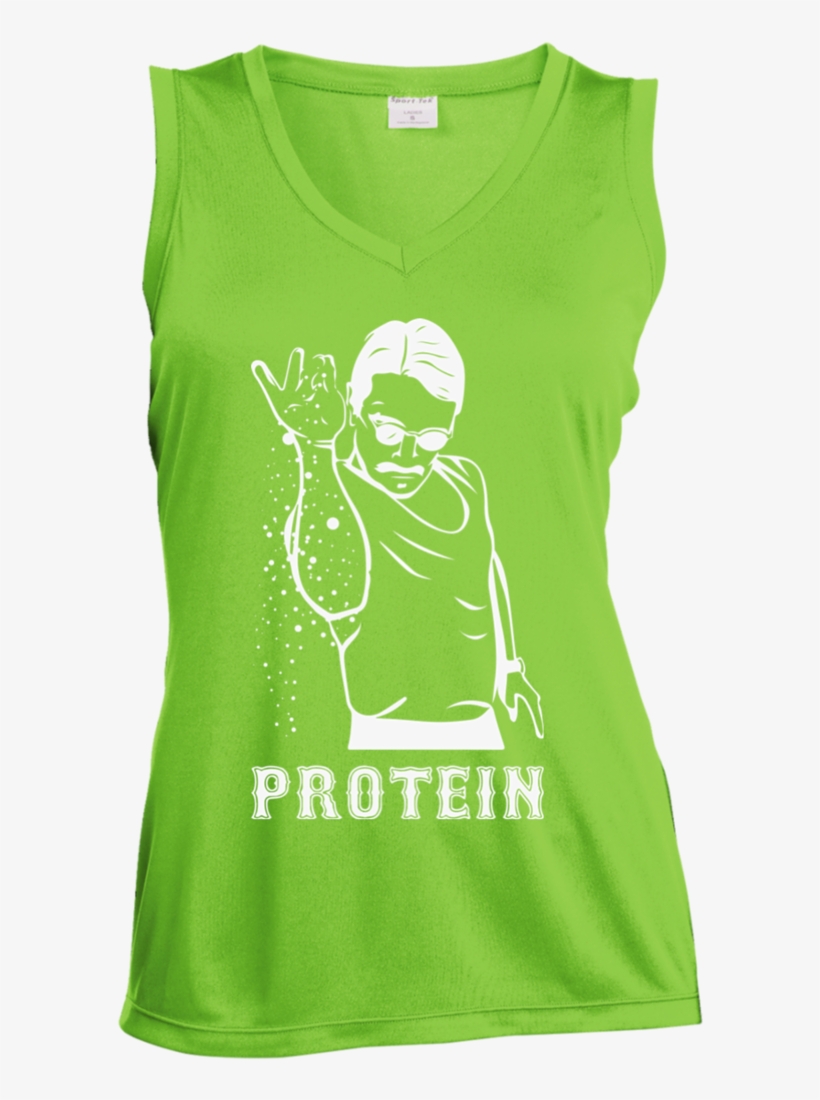 Protein Salt Bae Ladies' Sleeveless Moisture Absorbing - Shirt, transparent png download