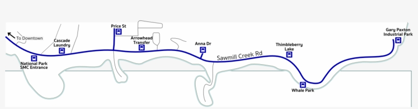 Green Line Route Through Town And Over The O'connell - Santa Monica College, transparent png download