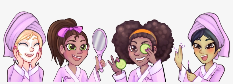 Opening Soon Livis A Spa Glamourous Glitzy And Girly - Girl, transparent png download